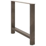 Casa si Gradina - Mobilier - Feronerie si accesorii mobila - Picioare masuta de cafea Otel natural 2 buc 100x(72-73) cm Otel - Infinity.ro