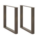 Casa si Gradina - Mobilier - Feronerie si accesorii mobila - Picioare pentru masa in forma de U 2 buc Otel natural Otel - Infinity.ro