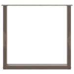 Casa si Gradina - Mobilier - Feronerie si accesorii mobila - Picioare pentru masa in forma de U 2 buc Otel natural Otel - Infinity.ro