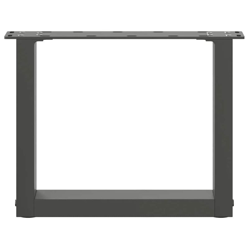 Casa si Gradina - Mobilier - Feronerie si accesorii mobila - Picioare pentru masuta de cafea in forma U 2 buc Antracit Otel - Infinity.ro