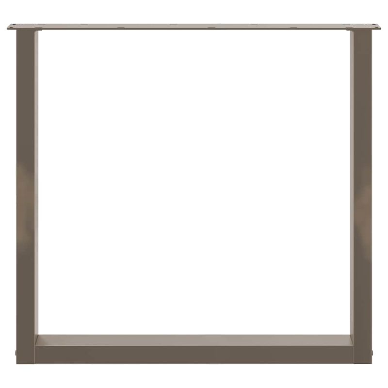 Casa si Gradina - Mobilier - Feronerie si accesorii mobila - Picioare pentru masuta cafea in forma U, 3 buc Otel natural Otel, mărime 80x(72-73) cm - Infinity.ro