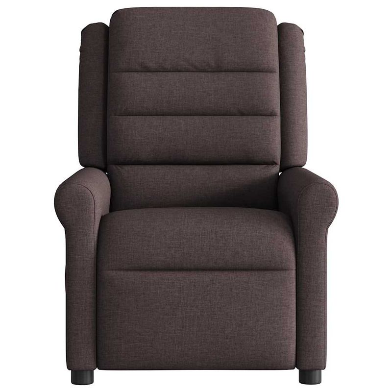 Ingrijire personala si Cosmetice - Sanatate si wellness - Articole wellness - Fotolii de masaj - Fotoliu electric de masaj rabatabil, maro inchis, textil - Infinity.ro