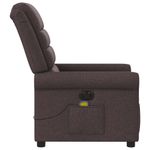 Ingrijire personala si Cosmetice - Sanatate si wellness - Articole wellness - Fotolii de masaj - Fotoliu electric de masaj rabatabil, maro inchis, textil - Infinity.ro