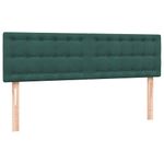 Casa si Gradina - Mobilier - Paturi si accesorii - Paturi - Pat box spring cu saltea, verde inchis, 160x220 cm, catifea - Infinity.ro