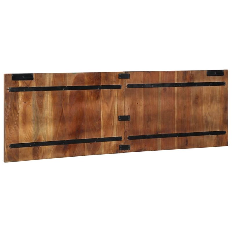 Casa si Gradina - Mobilier - Paturi si accesorii - Accesorii paturi - Tablie de pat multicolora 160 cm lemn masiv recuperat, mărime 160x1.5x50 cm - Infinity.ro