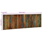 Casa si Gradina - Mobilier - Paturi si accesorii - Accesorii paturi - Tablie de pat multicolora 160 cm lemn masiv recuperat, mărime 160x1.5x50 cm - Infinity.ro