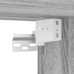 Casa si Gradina - Mobilier - Mobilier baie - Corpuri baie - Dulap de baie cu oglinda Gri Sonoma 60x21x60 cm - Infinity.ro