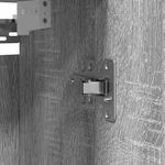 Casa si Gradina - Mobilier - Mobilier baie - Corpuri baie - Dulap de baie cu oglinda Gri Sonoma 60x21x60 cm - Infinity.ro