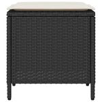 Casa si Gradina - Gradina si terasa - Mobilier exterior - Canapele si fotolii gradina - Set mobilier de gradina cu perne, 4 piese, negru, poliratan - Infinity.ro