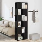 Casa si Gradina - Mobilier - Biblioteci si rafturi - Biblioteci - Dulap cu carti/Separator de camera Stejar negru 60x24x186 cm - Infinity.ro