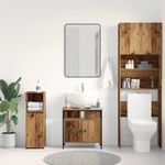 Casa si Gradina - Mobilier - Mobilier baie - Comode baie - Comoda pentru chiuveta de baie lemn vechi lemn prelucrat - Infinity.ro
