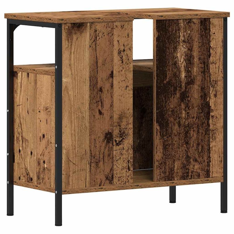 Casa si Gradina - Mobilier - Mobilier baie - Comode baie - Comoda pentru chiuveta de baie lemn vechi lemn prelucrat - Infinity.ro