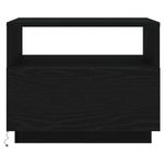 Casa si Gradina - Mobilier - Mese si birouri - Masute de cafea - Masuta de cafea cu lumini LED Stejar negru 50x49x40 cm - Infinity.ro