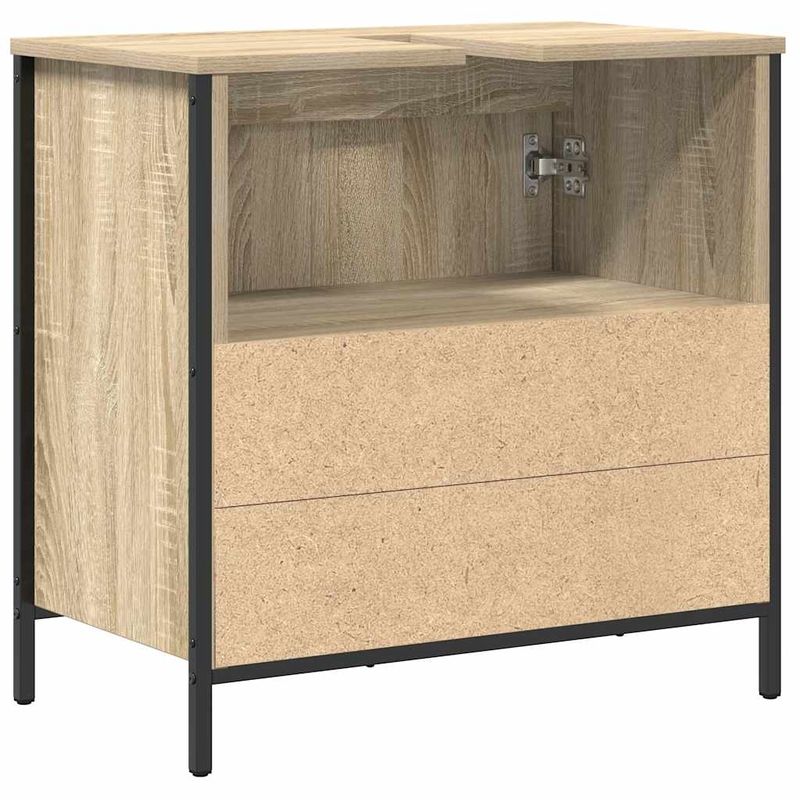 Casa si Gradina - Mobilier - Mobilier baie - Corpuri baie - Dulap pentru lavoar baie Stejar Sonoma 60x34,5x60 cm - Infinity.ro