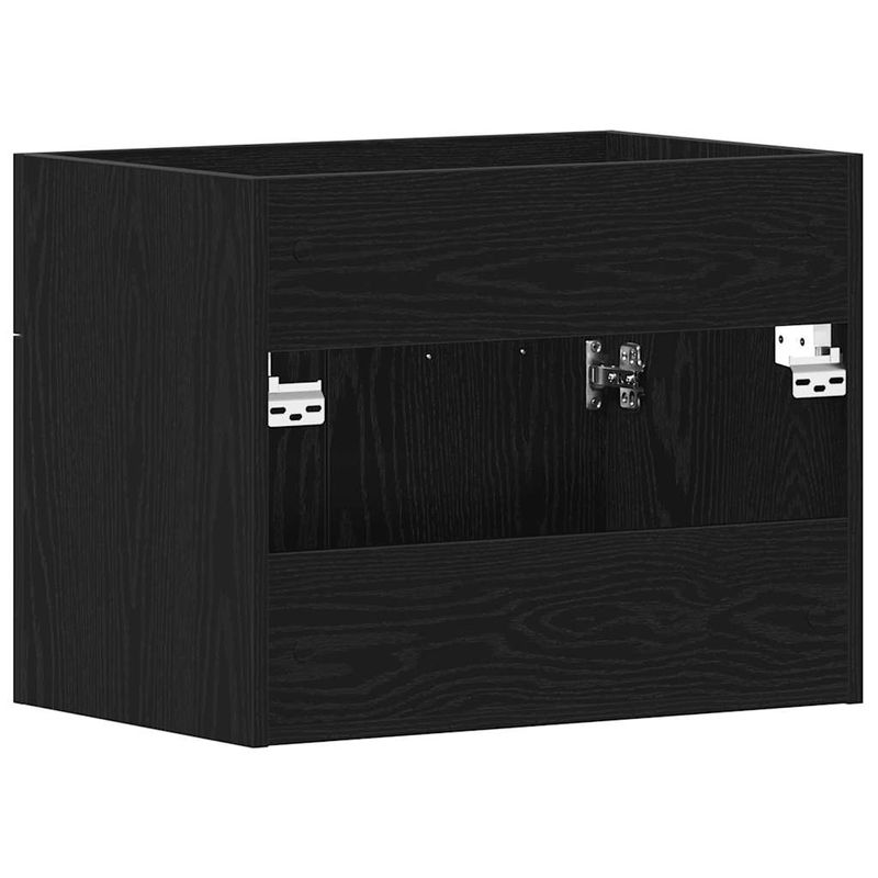Casa si Gradina - Mobilier - Seturi de mobilier - Seturi baie - Dulap chiuveta baie, stejar negru, 60x38,5x46cm, lemn prelucrat - Infinity.ro
