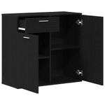 Casa si Gradina - Mobilier - Comode si corpuri - Comode - Servanta, stejar negru, 80x36 x75 cm, lemn prelucrat - Infinity.ro