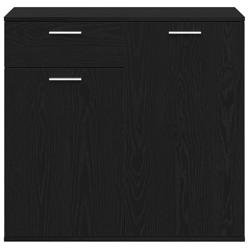 Casa si Gradina - Mobilier - Comode si corpuri - Comode - Servanta, stejar negru, 80x36 x75 cm, lemn prelucrat - Infinity.ro