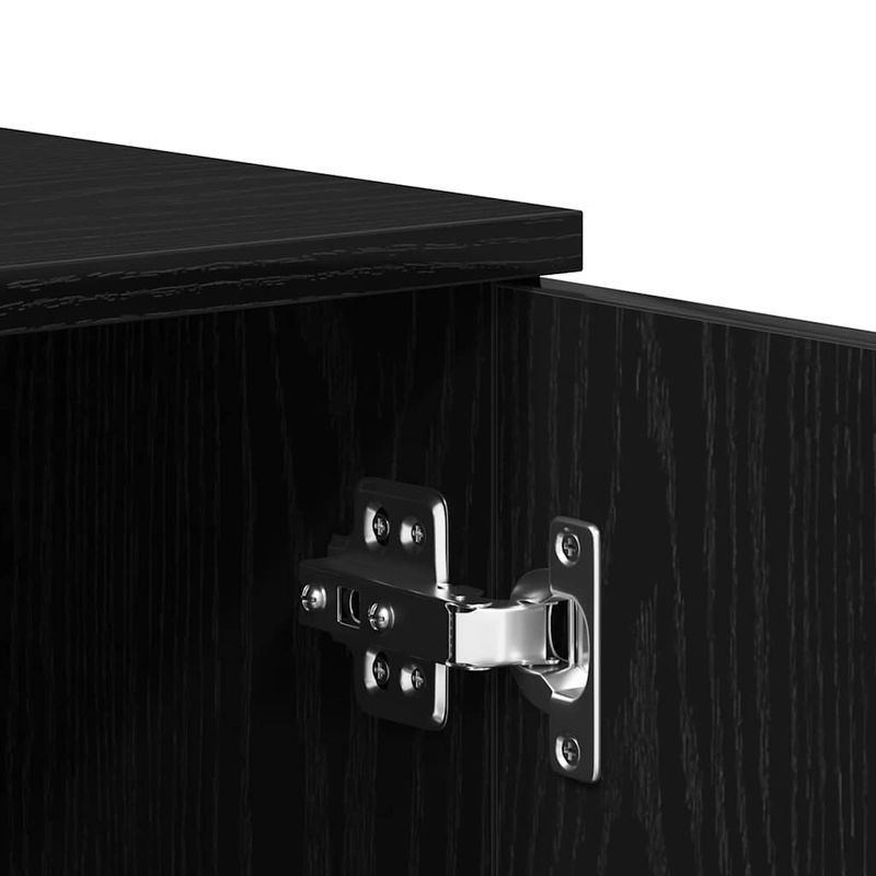 Casa si Gradina - Mobilier - Comode si corpuri - Comode - Servanta, stejar negru, 80x36 x75 cm, lemn prelucrat - Infinity.ro