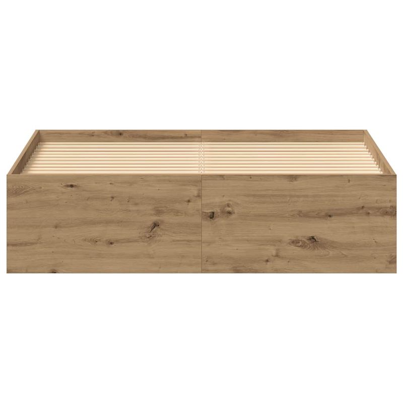 Casa si Gradina - Mobilier - Paturi si accesorii - Paturi - Cadru pat fara saltea Stejar Artisan 135x190cm Lemn prelucrat - Infinity.ro