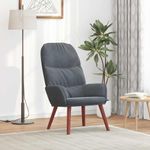 Casa si Gradina - Mobilier - Scaune si fotolii - Fotolii - Fotoliu de relaxare, gri inchis, catifea - Infinity.ro
