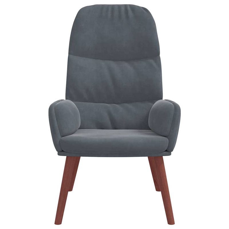 Casa si Gradina - Mobilier - Scaune si fotolii - Fotolii - Fotoliu de relaxare, gri inchis, catifea - Infinity.ro