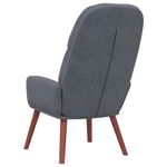 Casa si Gradina - Mobilier - Scaune si fotolii - Fotolii - Fotoliu de relaxare, gri inchis, catifea - Infinity.ro