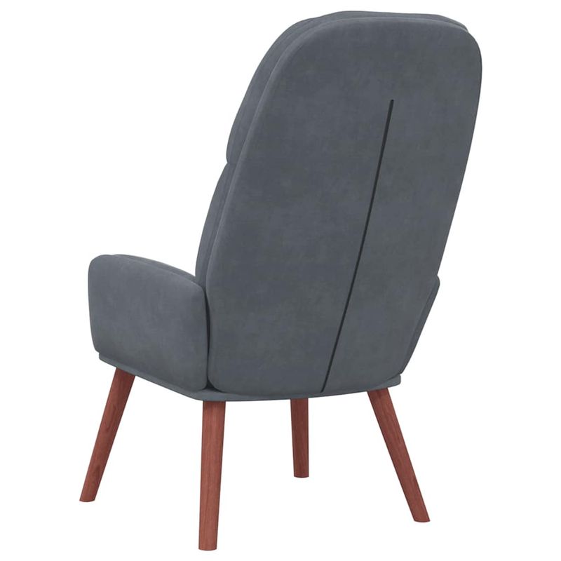 Casa si Gradina - Mobilier - Scaune si fotolii - Fotolii - Fotoliu de relaxare, gri inchis, catifea - Infinity.ro