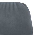 Casa si Gradina - Mobilier - Scaune si fotolii - Fotolii - Fotoliu de relaxare, gri inchis, catifea - Infinity.ro