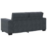 Casa si Gradina - Mobilier - Canapele si coltare - Canapele - Canapea cu 2 locuri, gri inchis, 140 cm, catifea - Infinity.ro