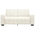 Casa si Gradina - Mobilier - Canapele si coltare - Canapele - Canapea cu 2 locuri, crem, 140 cm, catifea - Infinity.ro