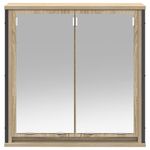 Casa si Gradina - Mobilier - Mobilier baie - Corpuri baie - Dulap de baie cu oglinda Stejar Sonoma 60x21x60 cm - Infinity.ro