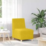 Casa si Gradina - Mobilier - Canapele si coltare - Canapele - Canapea Scaun Galben 55 cm Catifea - Infinity.ro