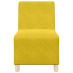 Casa si Gradina - Mobilier - Canapele si coltare - Canapele - Canapea Scaun Galben 55 cm Catifea - Infinity.ro