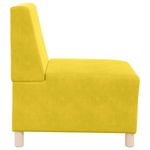 Casa si Gradina - Mobilier - Canapele si coltare - Canapele - Canapea Scaun Galben 55 cm Catifea - Infinity.ro