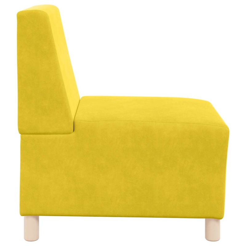 Casa si Gradina - Mobilier - Canapele si coltare - Canapele - Canapea Scaun Galben 55 cm Catifea - Infinity.ro