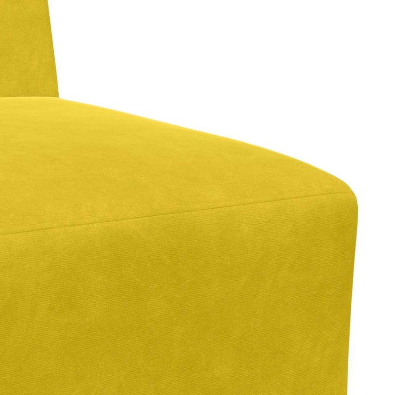 Casa si Gradina - Mobilier - Canapele si coltare - Canapele - Canapea Scaun Galben 55 cm Catifea - Infinity.ro