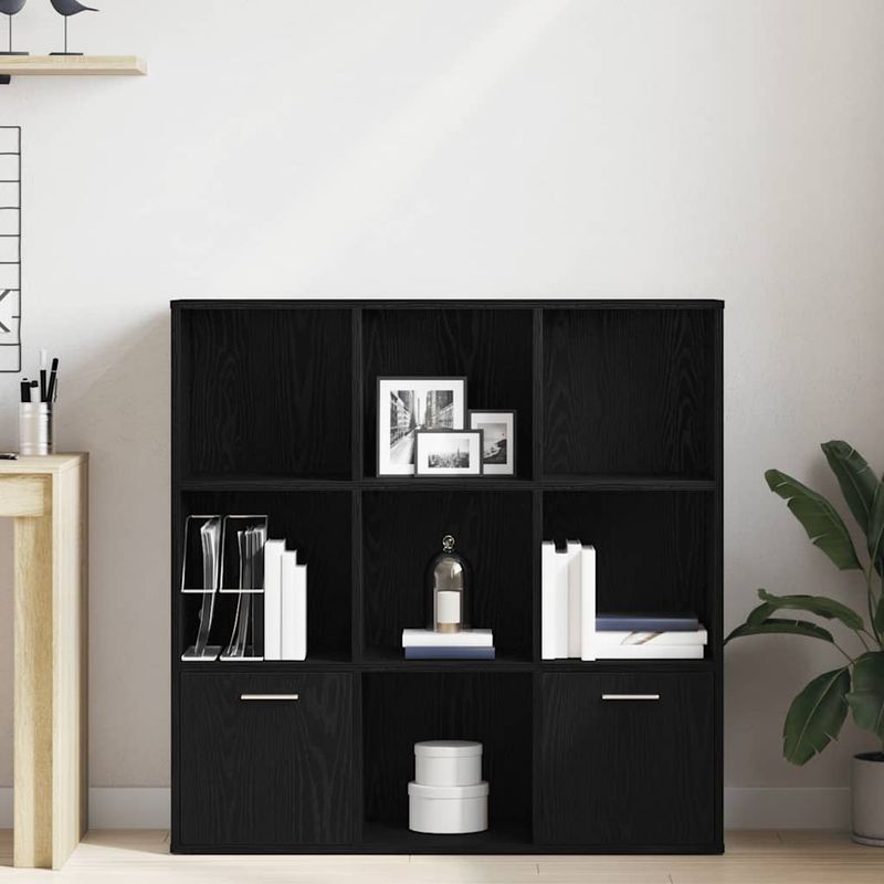 Casa si Gradina - Mobilier - Biblioteci si rafturi - Biblioteci - Biblioteca, stejar negru, 98x29x97,5 cm, lemn prelucrat - Infinity.ro