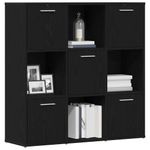 Casa si Gradina - Mobilier - Biblioteci si rafturi - Biblioteci - Biblioteca, stejar negru, 90x28x90 cm, lemn prelucrat - Infinity.ro
