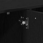 Casa si Gradina - Mobilier - Biblioteci si rafturi - Biblioteci - Biblioteca, stejar negru, 90x28x90 cm, lemn prelucrat - Infinity.ro