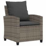 Casa si Gradina - Gradina si terasa - Mobilier exterior - Seturi mobila gradina - Set mobilier gradina cu perne, 6 piese, gri, poliratan - Infinity.ro