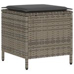 Casa si Gradina - Gradina si terasa - Mobilier exterior - Seturi mobila gradina - Set mobilier gradina cu perne, 6 piese, gri, poliratan - Infinity.ro