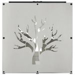 Casa si Gradina - Termice - Sobe, Seminee si accesorii - Accesorii seminee si sobe - Suport pentru lemne de foc 40x40x40 cm otel inoxidabil - Infinity.ro