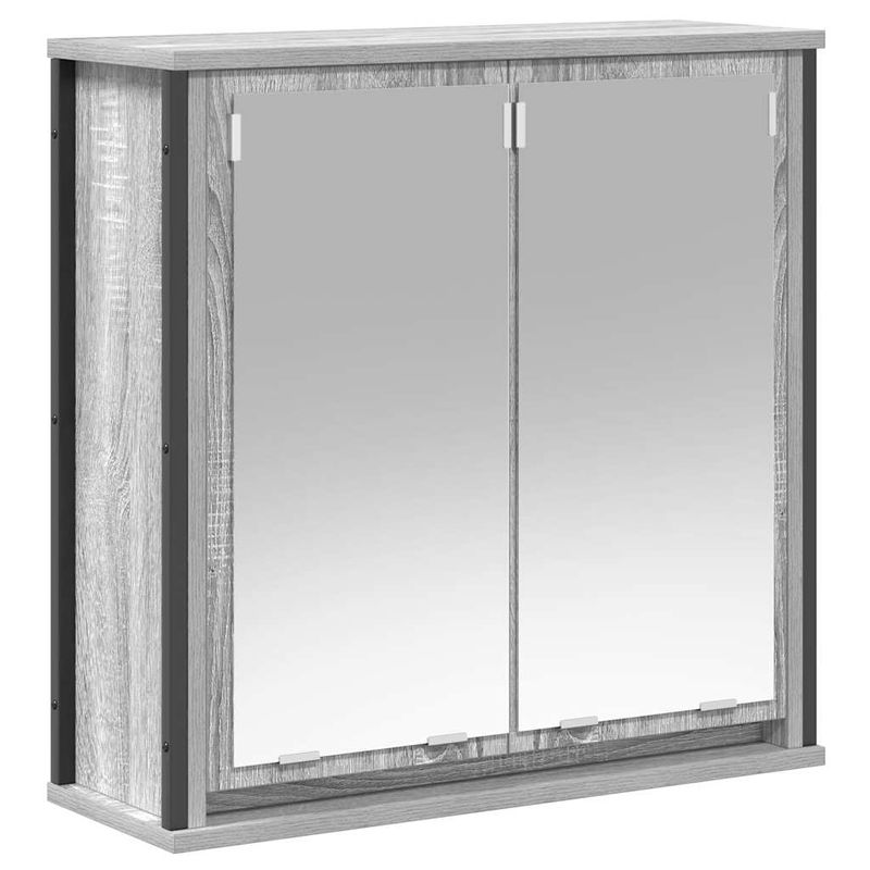 Casa si Gradina - Mobilier - Seturi de mobilier - Seturi baie - Set mobilier de baie, 2 piese, gri sonoma, lemn prelucrat - Infinity.ro