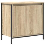 Casa si Gradina - Mobilier - Seturi de mobilier - Seturi baie - Set mobilier de baie, 2 piese, stejar sonoma, lemn prelucrat - Infinity.ro