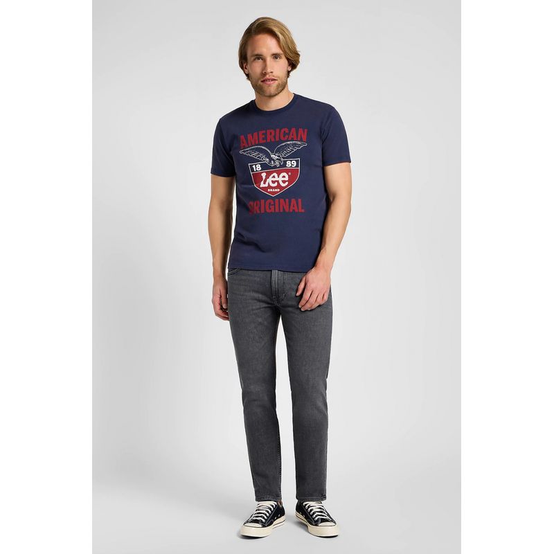 Fashion, accesorii si bijuterii - Barbati - Imbracaminte - Tricouri si bluze barbati - Tricou barbati Lee Frontier 112355577, S INTL, Bluemarin - Infinity.ro
