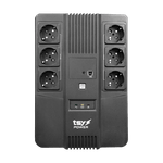 PC, gaming si accesorii - UPS-uri - Accesorii UPS-uri - UPS TSY Power, 600VA/360W, LED,  line interactive, 6 x Schuko TSY-D-0K6-LED - Infinity.ro