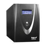 PC, gaming si accesorii - UPS-uri - Accesorii UPS-uri - UPS TSY Power, 3000VA/1800W, LCD,  line interactive, 4 x Schuko TSY-MP-3K0-LCD - Infinity.ro
