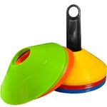 Sport si Outdoor - Accesorii si echipamente sportive - Accesorii antrenament si tabele tactice - Set 50 conuri pentru marcare Trizand - Infinity.ro