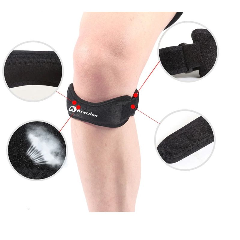 Ingrijire personala si Cosmetice - Sanatate si wellness - Aparate medicale - Suporturi ortopedice si orteze - Orteza REDQUIT® pentru tendon patelar, negru - Infinity.ro