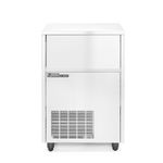 Electronice si Electrocasnice - Aparate frigorifice - Congelatoare - Masina cuburi de gheata,Hendi otel inoxidabil, 60kg/24 h, stocare 25-27kg, cub forma de clopotel, cu gauri hexagonale, 230 V/575 W, 480x580x(H)840mm - Infinity.ro